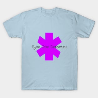 Type One Diabetes - Purple T-Shirt